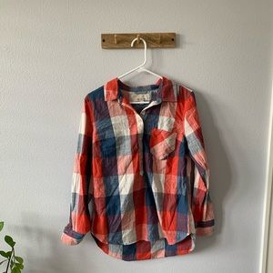 💙2/$17 MERONA PLAID BUTTON DOWN